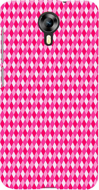 Snapdilla Back Cover for Micromax Canvas Xpress 2 E313(Pink Background Diamond Sequence Ideal Decent Girly Back Cover)