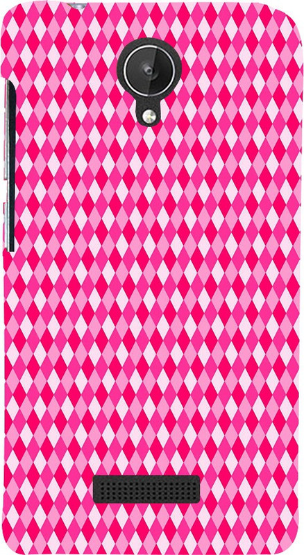 Snapdilla Back Cover for Micromax Canvas Spark Q380(Pink Background Diamond Sequence Ideal Decent Girly Back Cover)