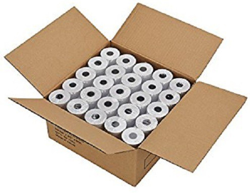 m m enterprises 2"Inch POS/Billing Machine/Swipe Machine/CreditCard Machine Set of 50 Nos Traditional Cash Register Paper(80 mm x 120 mm)