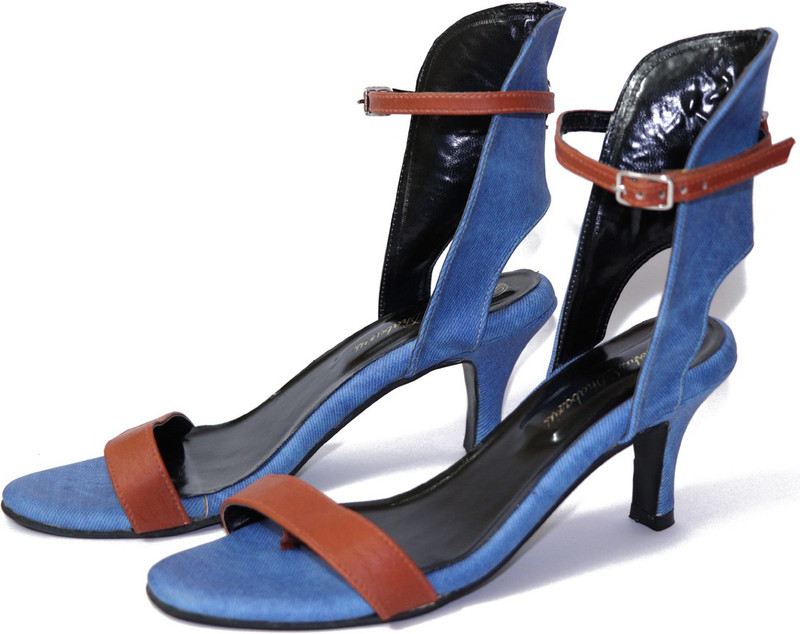 preksha dhabaria Women Blue Heels
