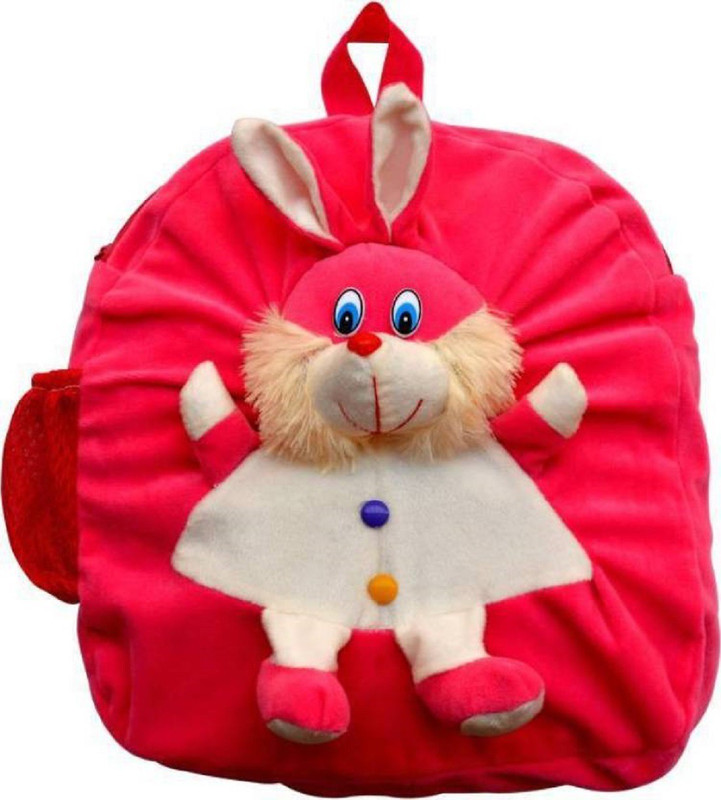 JAGANNATH ENTERPRISES Soft Toy Kids School Bag (Pink Color) - 40 cm (Pink)  - 15 cm(Pink)
