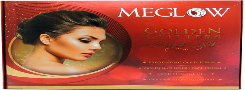 meglow golden Glitters facial kit 105 g