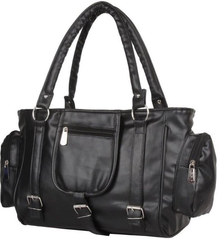 bizarre vogue Women Black Hand-held Bag