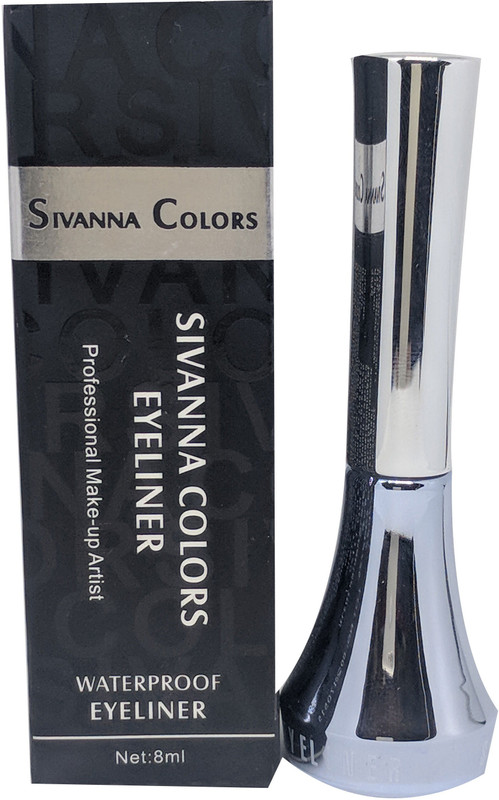 Sivanna Colors Eyeliner 8 ml(Deep Black)