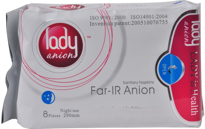 lady anion Pack of 5 Night Use Sanitary Pad(Pack of 5)