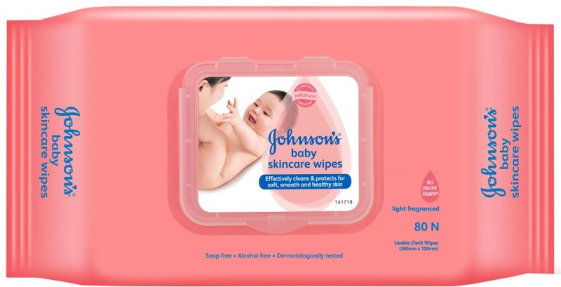 Johnson's Baby Skincare Wipes(80 Pieces)