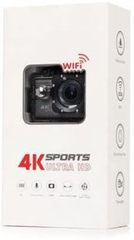 Mobilegear F68 Ultra HD F68 4K Ultra HD 170 Degree Camcorder Camera Camcorder(Black)