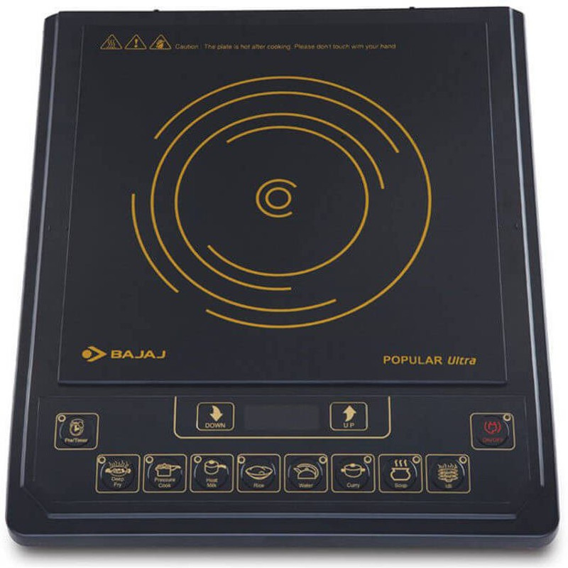 Bajaj Popular Ultra Induction Cooktop(Black, Touch Panel)