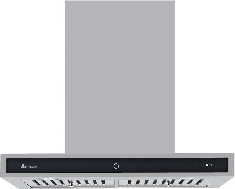Pure Flames Ritz 60 Wall Mounted Chimney(silver 1200 CMH)