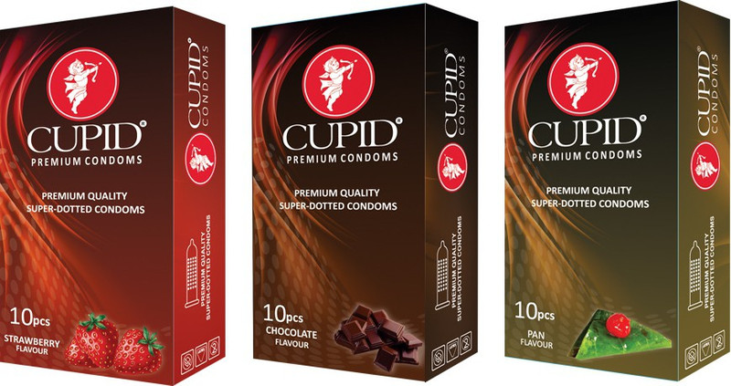cupid Super Dotted Condom(Set of 3, 30S)