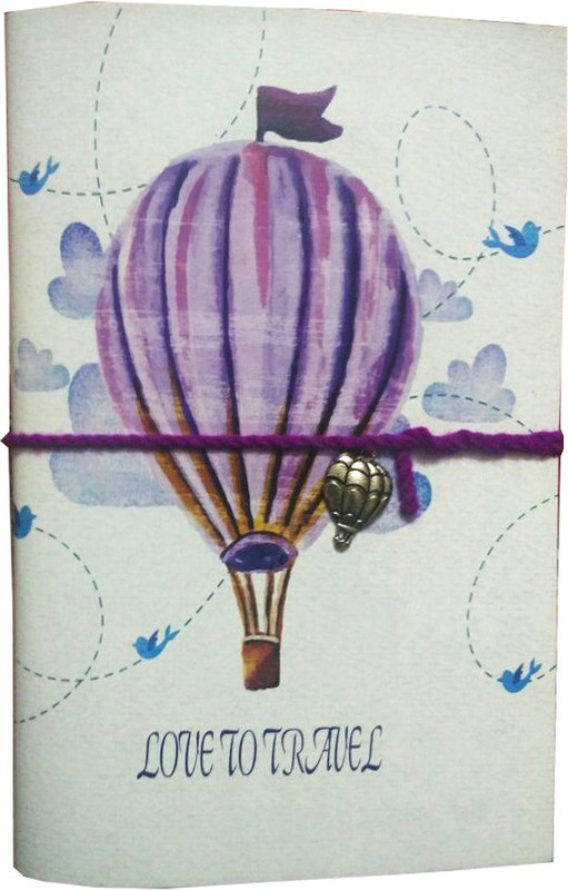 goonj creations Regular Diary(travelhotairballon, Purple, White)