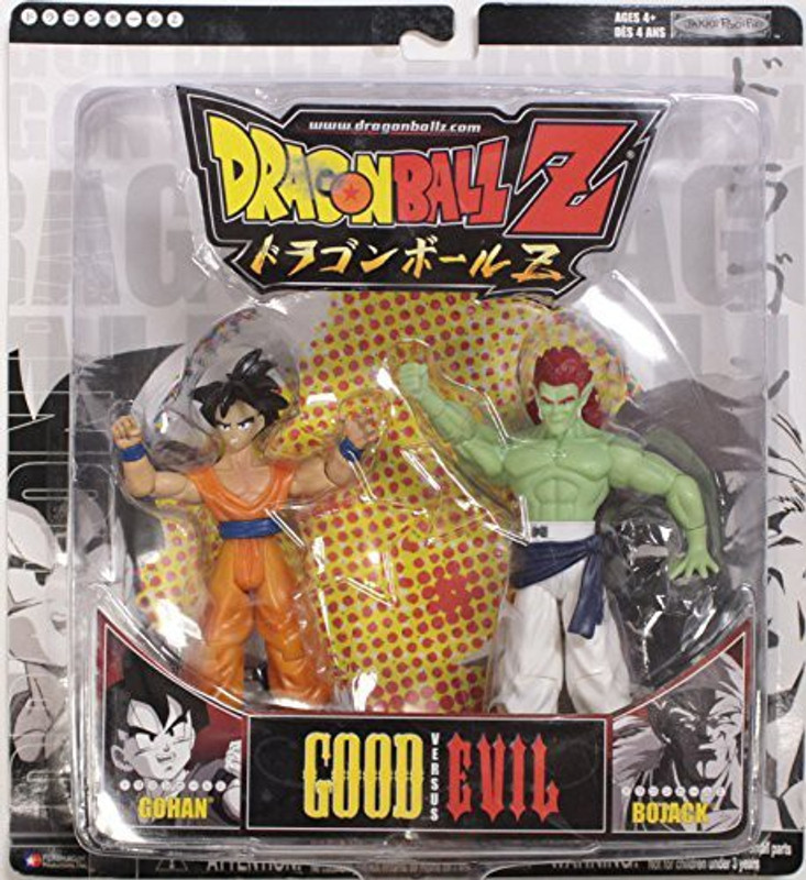 Dragon Ball Z Gohan Vs. Bojack Action Figure 2 Pack Good Vs. Evil Series Jakks(Multicolor)