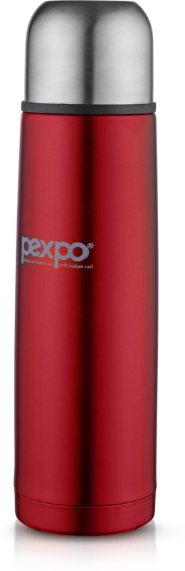 pexpo Ideale Flamingo Stainless Steel vacuum insulated 750 ml Flask(Pack of 1, Red)