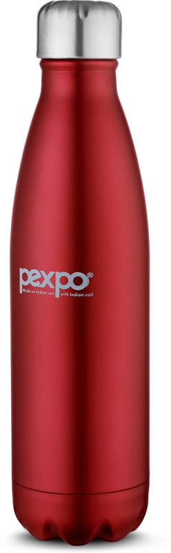 pexpo Ideale Electro Cola Stainless Steel vacuum insulated flask 500 ml Flask(Pack of 1, Red)