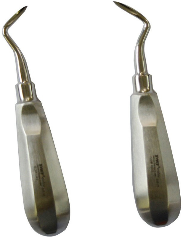 ss white Dental Root elevator Flohr Left S35-05 And Right S35-07 Dental Elevator