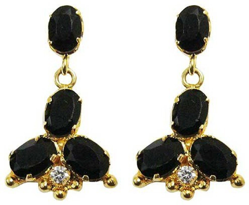 vinayak Black Onyx Hanging Dangle Earrings Onyx Stone Drops & Danglers