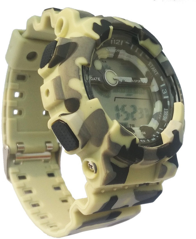 aviser Avs423 Army Style With Night Light Digital Watch  - For Boys