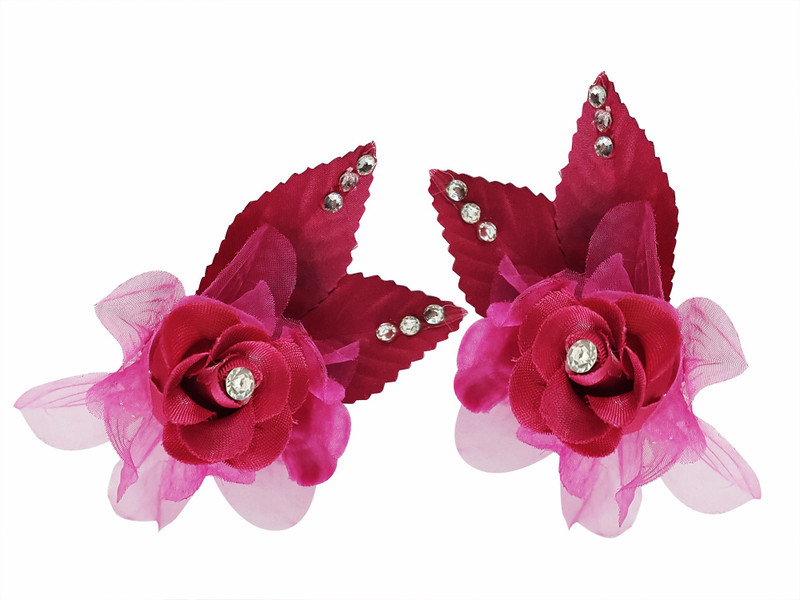 womens flower hair clips