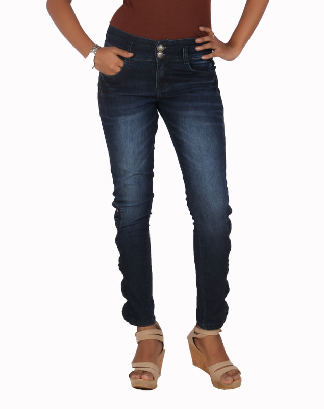 Fashion Stylus Slim Women Blue Jeans
