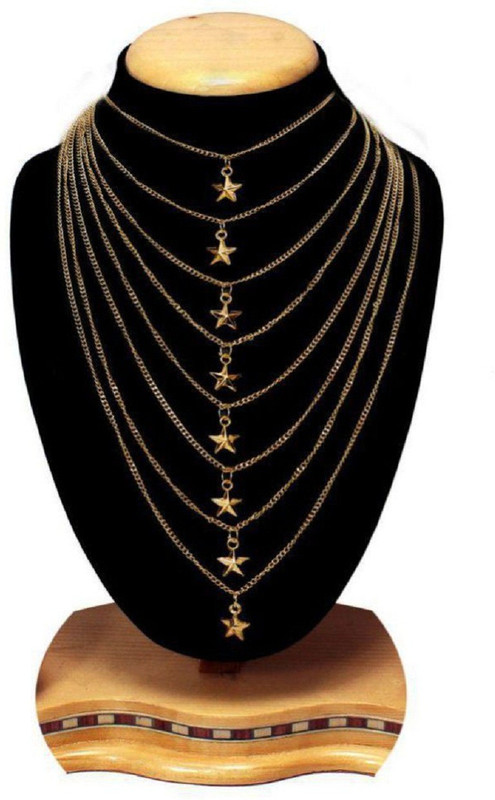 renaissance traders gold-star necklace Gold-plated Plated Metal Layered