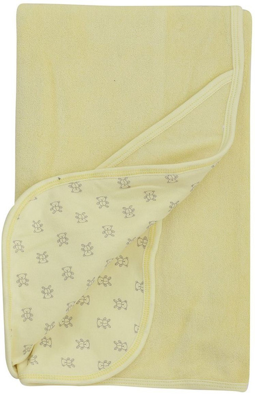 FS Mini Klub Cotton 360 GSM Bath Towel(Yellow)