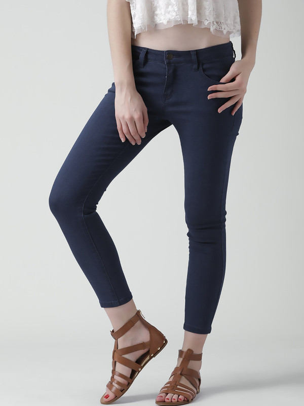 woodrow Slim Women Dark Blue Jeans