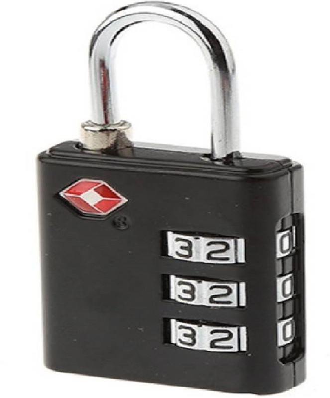 pin to pen Luggage locks Safety Lock(Black)