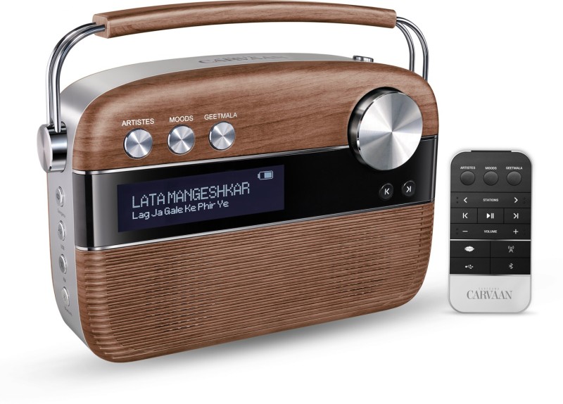 saregama Carvaan 6 W Bluetooth Home Theatre(Oak Wood Brown, Stereo Channel)