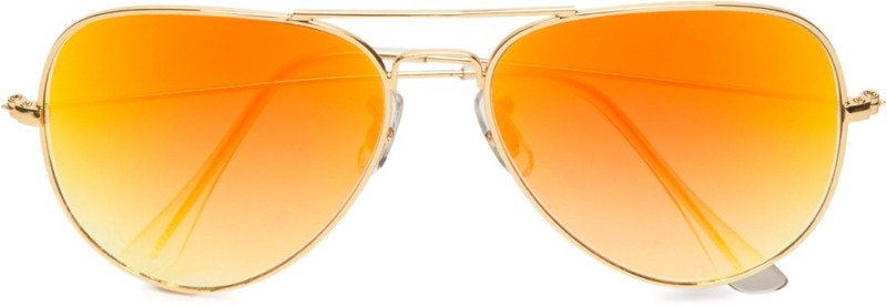 Flying Machine Aviator Sunglasses(Golden)