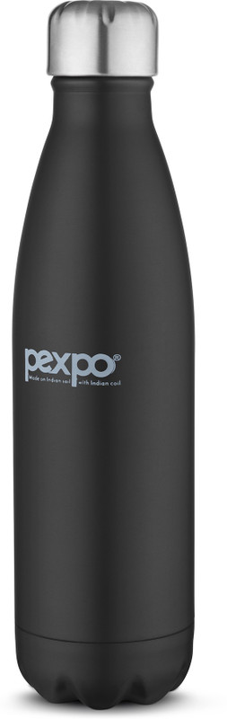 pexpo Ideale Electro Cola Stainless Steel vacuum insulated flask 500 ml Flask(Pack of 1, Black)