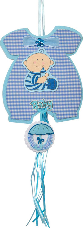 rock the party BABY SHOWER HANGING Banner(0.85 ft, Pack of 1)