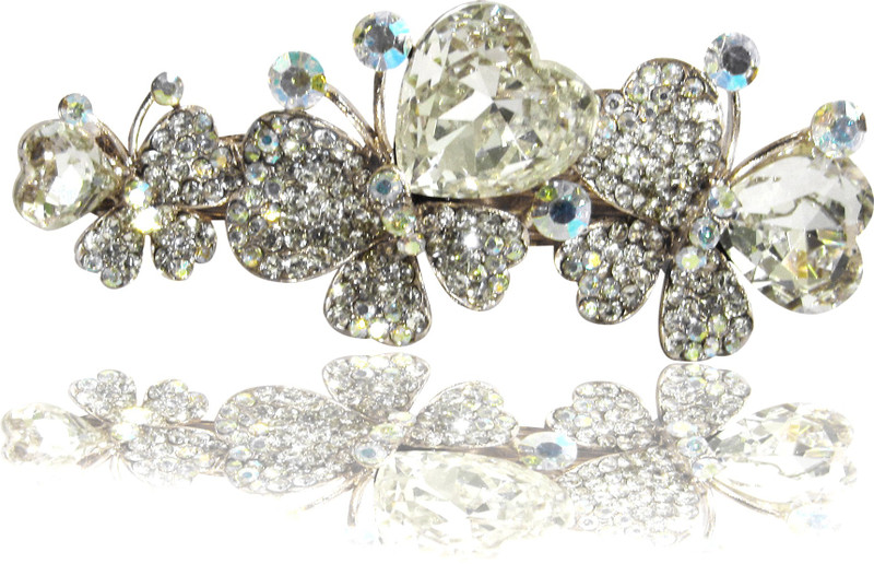 Dolls N Queens Butterflies Hair Clip(White)