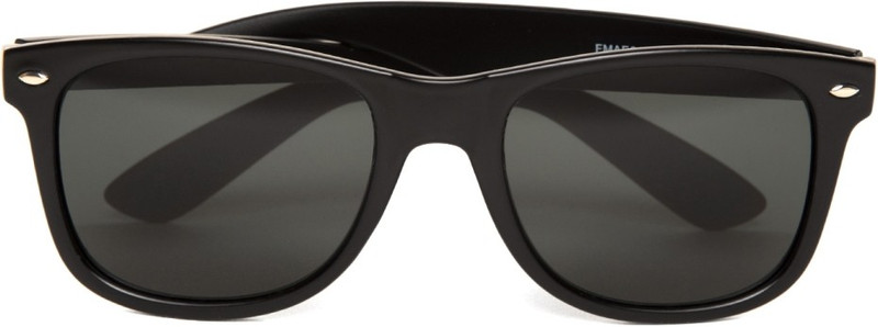 Flying Machine Wayfarer Sunglasses(Black)