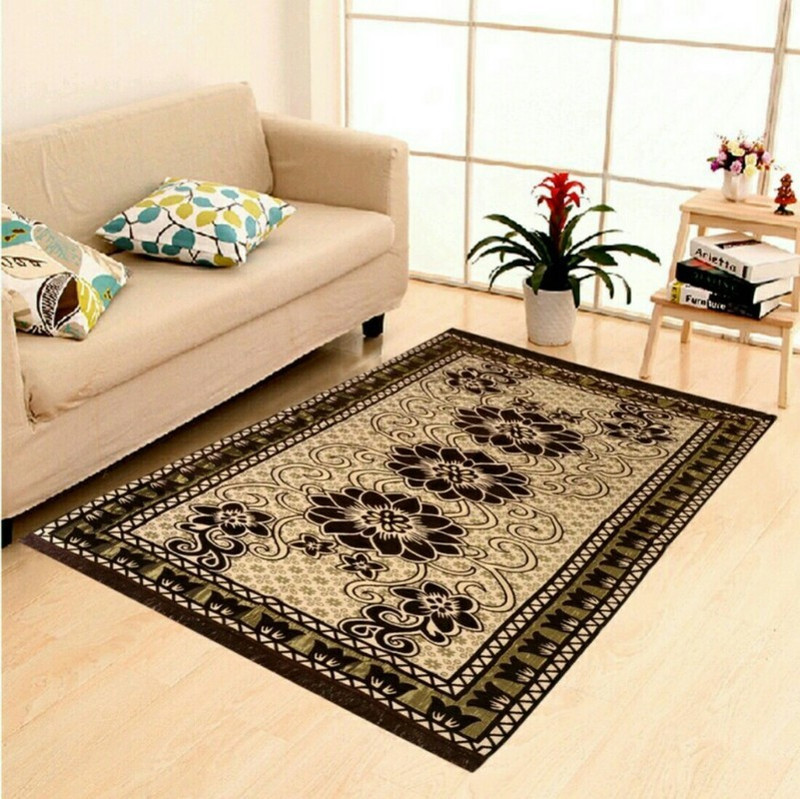 zistur Multicolor Cotton Carpet(121 cm  X 183 cm)