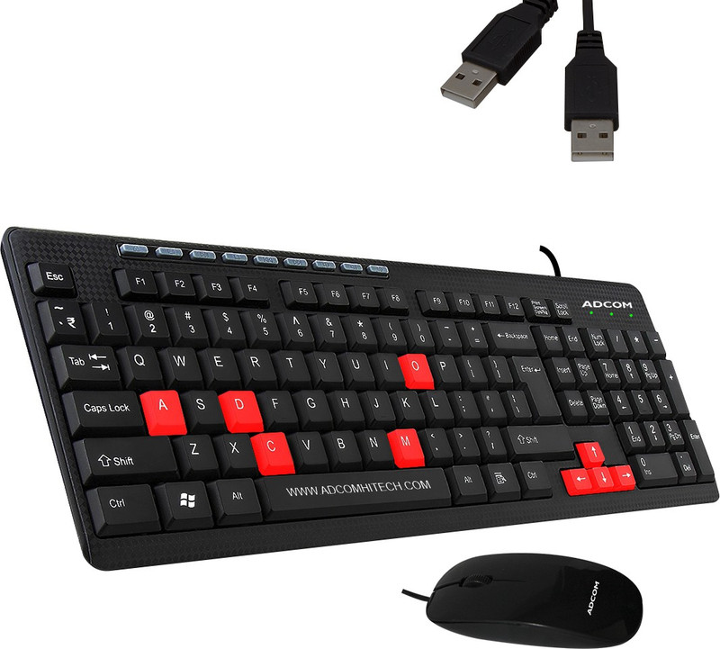 Adcom Combo K401M USB with USB Mouse Combo Set