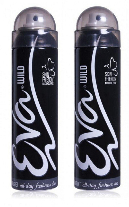 EVA Wild Deodorant Spray Combo Pack of 2 (125ML each) Deodorant Spray - For Women(250 ml, Pack of 2)