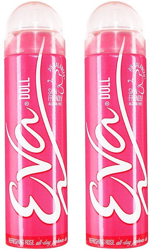 EVA Doll Deodorant Spray Combo Pack of 2 (125ML each) Deodorant Spray - For Women(250 ml, Pack of 2)