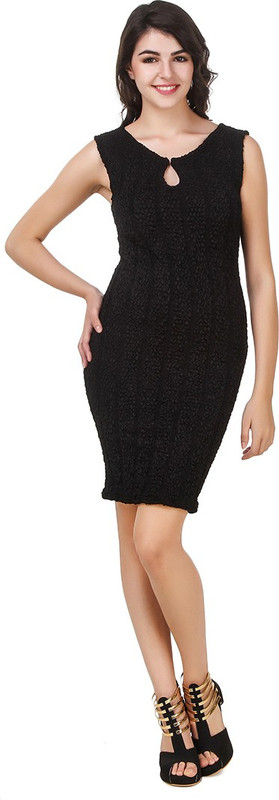 xclomax Women Sweater Black Dress