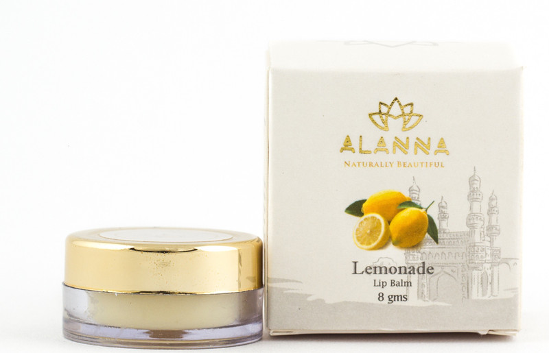 alanna naturally beautiful Lemonade Lip Balm Lemon(Pack of: 1, 8 g)