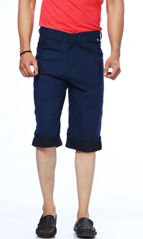 unison Solid Men Dark Blue Beach Shorts