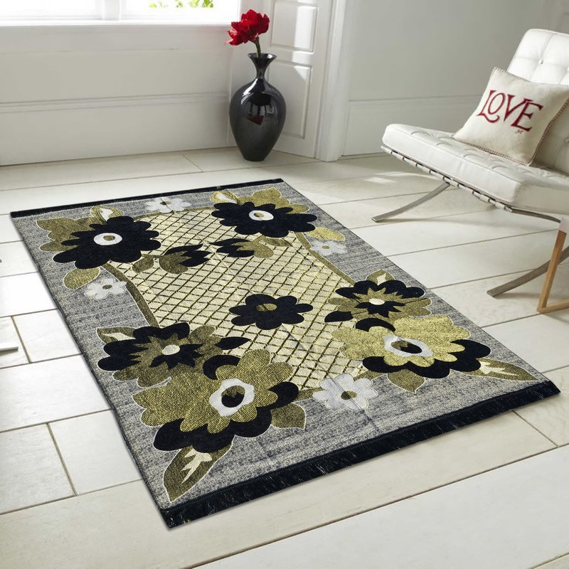 zistur Multicolor Cotton Carpet(121 cm  X 183 cm)