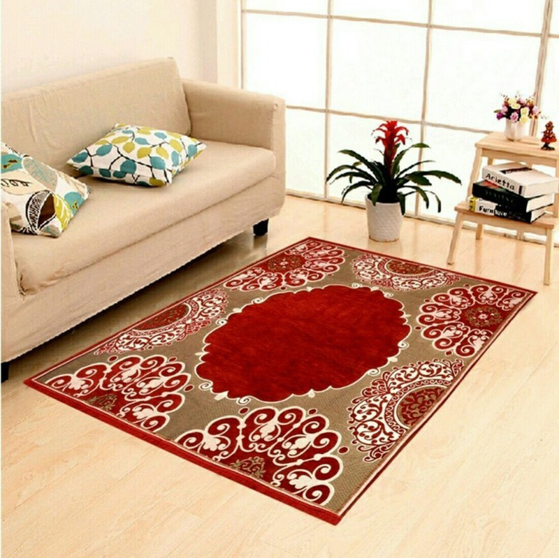 zistur Multicolor Cotton Carpet(121 cm  X 183 cm)