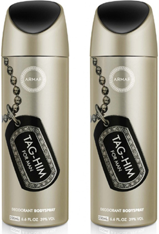 armaf deo TEG HIM Deodorant Spray  -  For Men(400 ml, Pack of 2)
