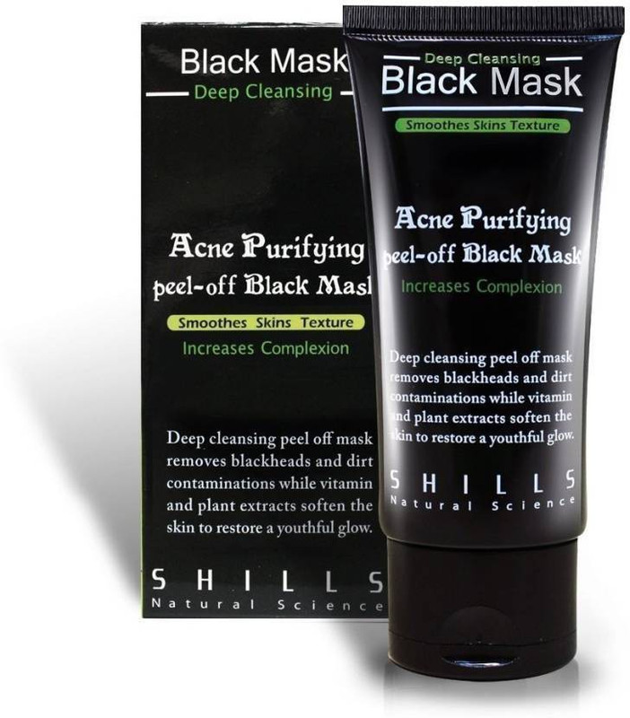 shills natural Acne Purifying Peel Off Charcoal Black Mask(50 ml)