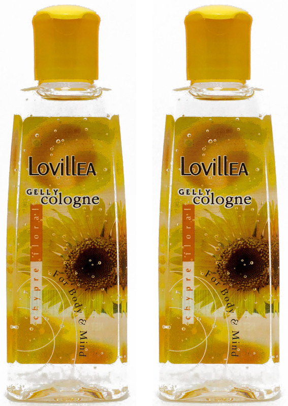 Lovillea Gelly Cologne Chypre Floral Pack of 2 Eau de Cologne - 100 ml(For Men & Women)
