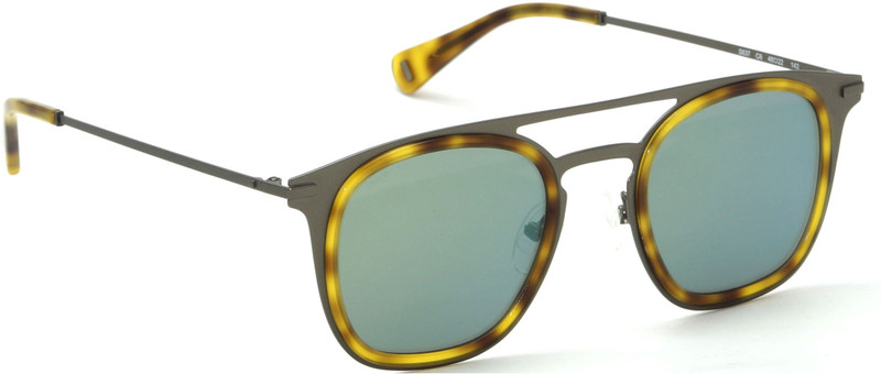 Image Retro Square Sunglasses(Green)