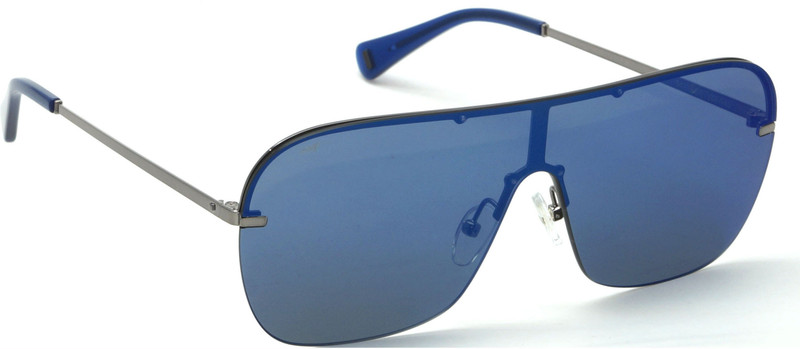 Image Over-sized, Retro Square Sunglasses(Blue)
