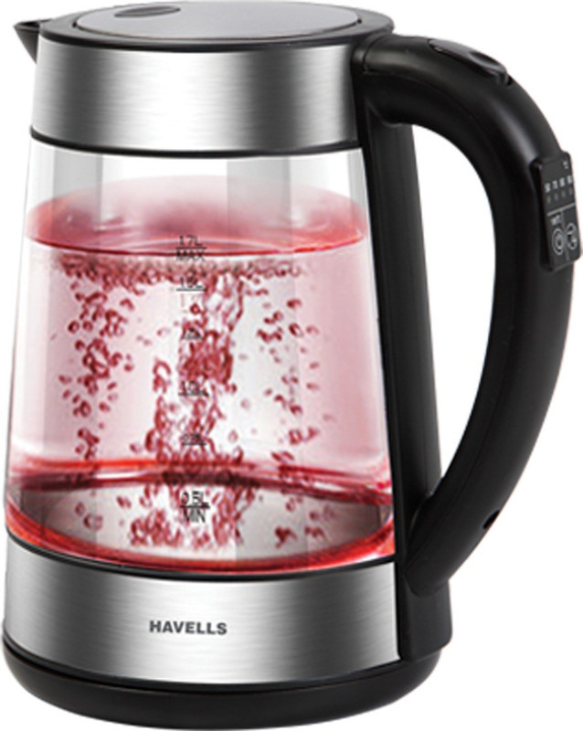 Havells Vetro Digi Electric Kettle(1.7 L, Trasparent)