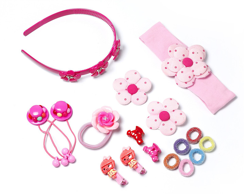 sringhar Hair accessories for baby girl Hair Band, Hair Clip, Tic Tac Clip, Rubber Band, Hair Accessory Set, Hair Clip(Multicolor)