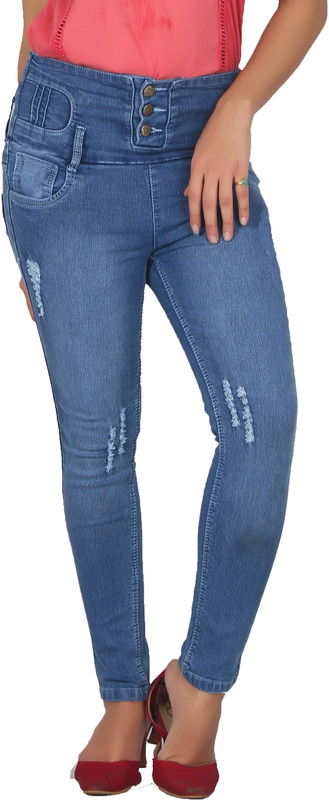 Fashion Stylus Skinny Women Blue Jeans